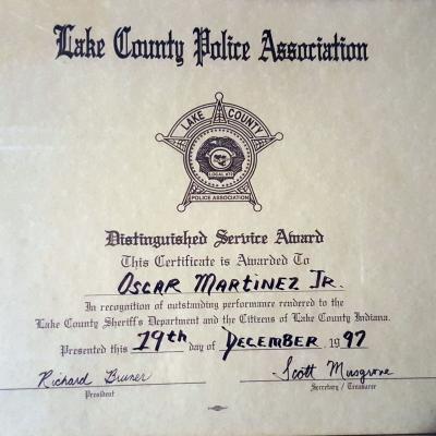 LCPA Distinguished Service Award 1997