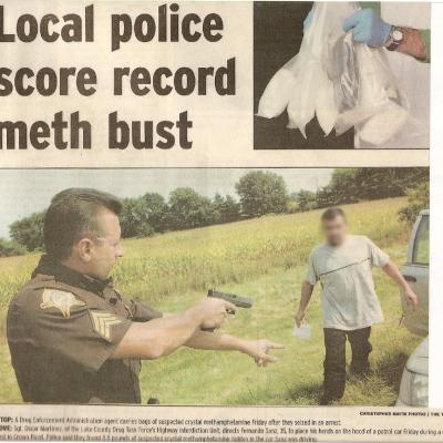 Record Meth Bust - Oscar Martinez